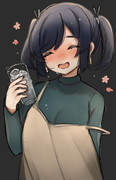 酔っ払い ニコニコ静画 イラスト