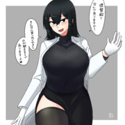白衣 ニコニコ静画 イラスト