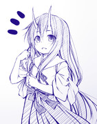 毎日お絵描き２１日目　２月１８日　シュナ