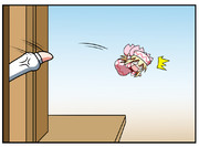 お寺の前のヤマビコさん　・２３日目