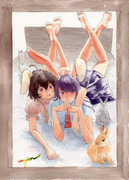 毎月17日と18日はイナバの日「仲良くパシャリ！」