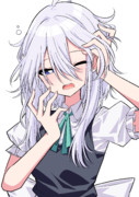 髪くしゃ ニコニコ静画 イラスト