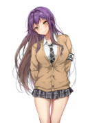 カーディガン ニコニコ静画 イラスト