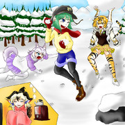 雪合戦 ニコニコ静画 イラスト