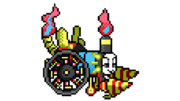 【ドット絵】蛇と邪神とアルフレイム冒険譚のトーマス型パンジャンドラム
