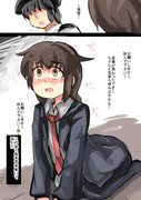 提督を心配する若葉２