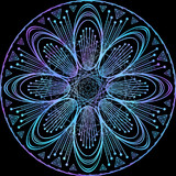 幾何学模様の素材【1-色付き】