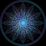 幾何学模様の素材【2-色付き】