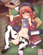 牛柄ビキニのユニちゃんパイセン