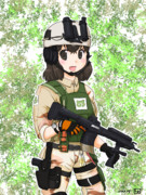 ミリタリーヒグマちゃん