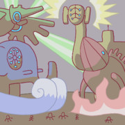 蹂躙する神獣たち