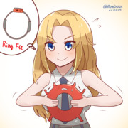 リングフィットするホーネットさん