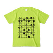 Tシャツ | ライトグリーン | ALPHABET_GRAVEL