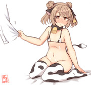 わんどろﾎﾜｲﾄﾃﾞｰ翌朝の牛柄ﾋﾞｷﾆみっちーｱｯｱｯ…