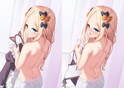 アビーの新しい衣装どっちらいいかな