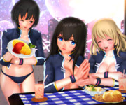 【あたかお姉妹の日常】お夕飯の時間…♡