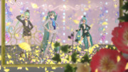 【MMD花フェスタ2021】3人の男装ミクさん。
