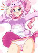 ねずみフードみらいちゃん