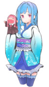 琴葉葵立ち絵口開き