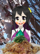 長波　炒飯　半実写