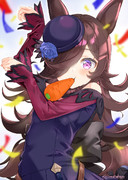ライスちゃんのゴルシポーズ