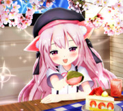 【今日のきさらぎちゃん】さくらもち…♡