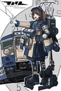 115系0番代 擬人化「山スカ」