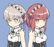 コスプレしてくれるレーベちゃんマックスちゃん