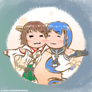 【艦これ】ほっぺたぷにぷに【五月雨/比叡】