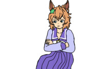 後方腕組みジト目タイキシャトル