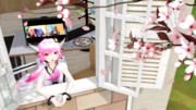 【MMD】オンラインお花見