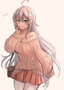 オフショルダー ニコニコ静画 イラスト