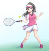 テニスプレーヤー小早川紗枝