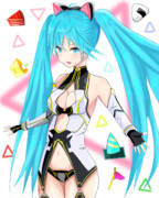 黒ウィズ衣装チェンジミク その1