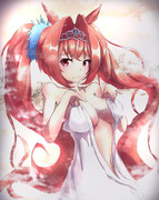 【ウマ娘】ダイワスカーレット 湯けむり