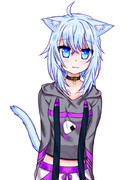 猫又おかゆ ニコニコ静画 イラスト
