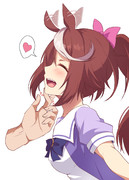 テイオーをさわさわしてみた