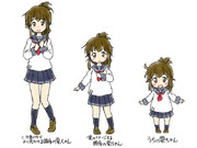 頭身の違う電ちゃん