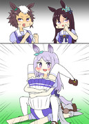 ゴルシちゃんとハッスルしてるところをメジロライアンとメジロドーベルに見られて（中略）マックイーン