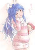 ぺこちゃん起きな～。