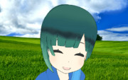 MMD　ともえちゃんに声をかけてみた　MikuMikuDance