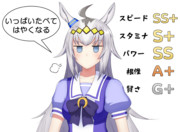 賢さを捨てたオグリ(ジト目差分)