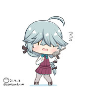 浜波　艦これワンドロ　210418