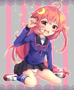 ぺたんこ座りうーちゃん！