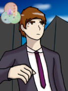 【オリキャラ】スーツ姿パト【せかへい】