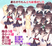 東北きりたん　キャラ立ち絵素材1.25