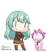 鈴谷　多摩　艦これワンドロ　210501