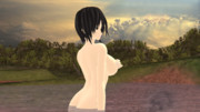 【MMD】「夕暮れの水浴び」