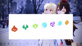 原神の属性エレメントモデル【MMD アクセサリ配布】