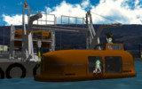 【MMD-OMF11】全閉囲型救命艇MOSACK33P＆グラビティダビット【モデル配布】